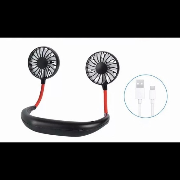 Rechargeable USB Neckband Cooling Fan - Picture 10 of 10